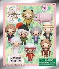*NEW* The Golden Girls Series 5 3D Foam Figural Bag Clip (1 Random Blind Bag)