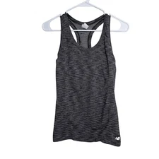 New Balance Tank Top Women's Small Gray Sleeveless Round Neck Vented Active Gym