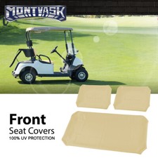 3x Club Car Front Seat Covers PU Leather Fit For 82-00 PRE-2000 DS Golf Cart