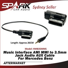 AMI MMI to 3.5mm Jack Audio AUX Cable Music Interface For Mercedes Benz W204 SPS