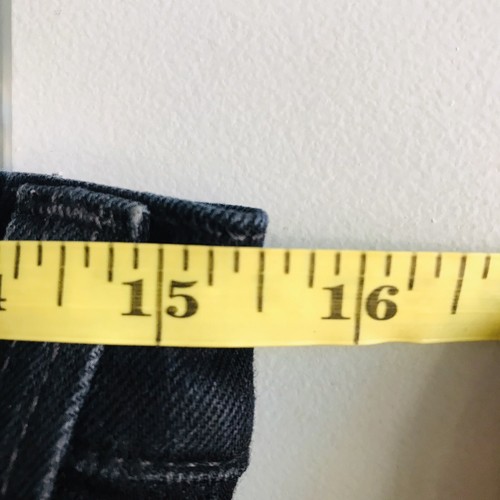 Nudie Jeans High Kai Womens W31 L32 Black Black Stretch Navy Dark Blue Skinny - Picture 14 of 16