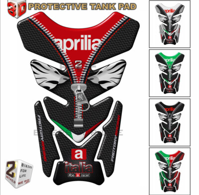 Aprilia Universal Fit Factory -  Italia Racing Motor Bike Tank Pad / Protector