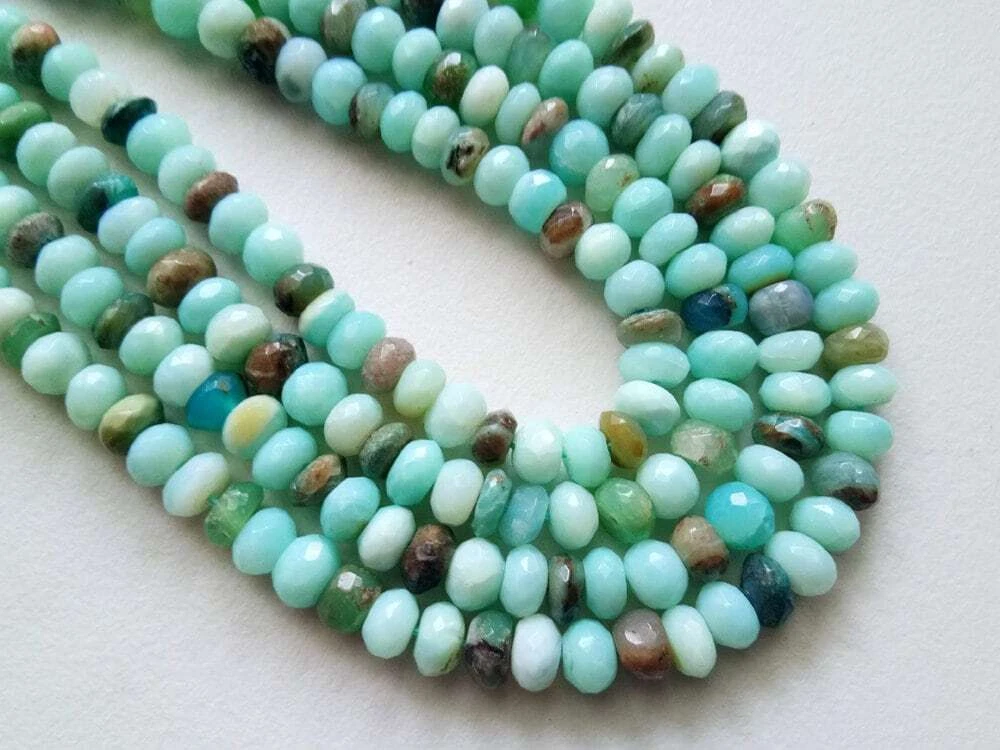 Blue opal beads sale