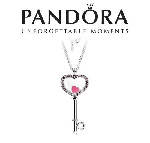 Pandora Floating Locket Heart Key 
