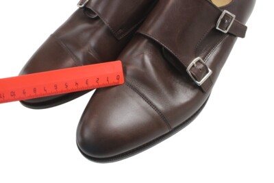 SUITSUPPLY FW1002 Shoes Men EU41 UK7 Leather Double Monk  display picture 2
