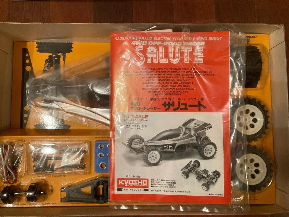 Kyosho Salute RC Car - High-Performance Vintage Model, Rare Collectible - Image 3 of 3