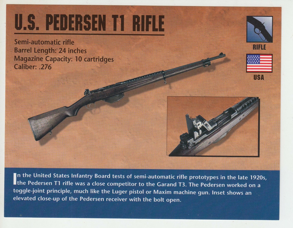 U.S. PETERSEN T1 RIFLE USA .276 Semi-Auto Gun Atlas Classic