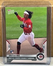 2021 TOPPS NOW #112 JONATHAN INDIA CINCINNATI REDS ROOKIE 1st HR Print Run 1334