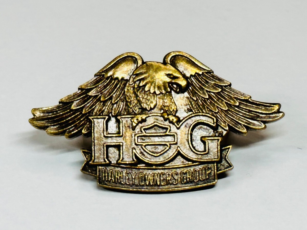 HARLEY-DAVIDSONハーレーダビットソン　レザージャケットHOGバッジ Harley Davidson HOG Motorcycle Patch - Harley Owners Group 10 Year