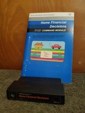 TI-99 "Home Financial Decisions" Cartridge Software