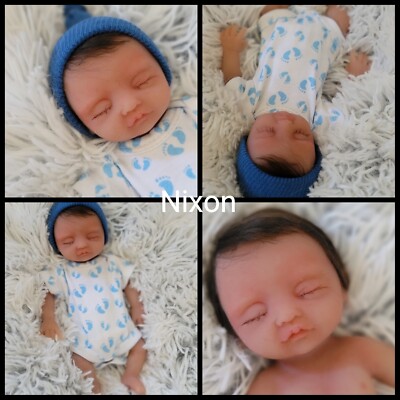 Sale Sale Full Silicone Baby Nixon With Rooted Hair