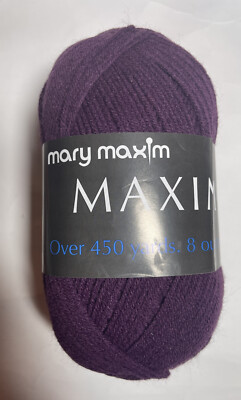 Mary Maxim MAXIMUM VALUE 1pk. DARK VIOLET. i combine shipping, see details.