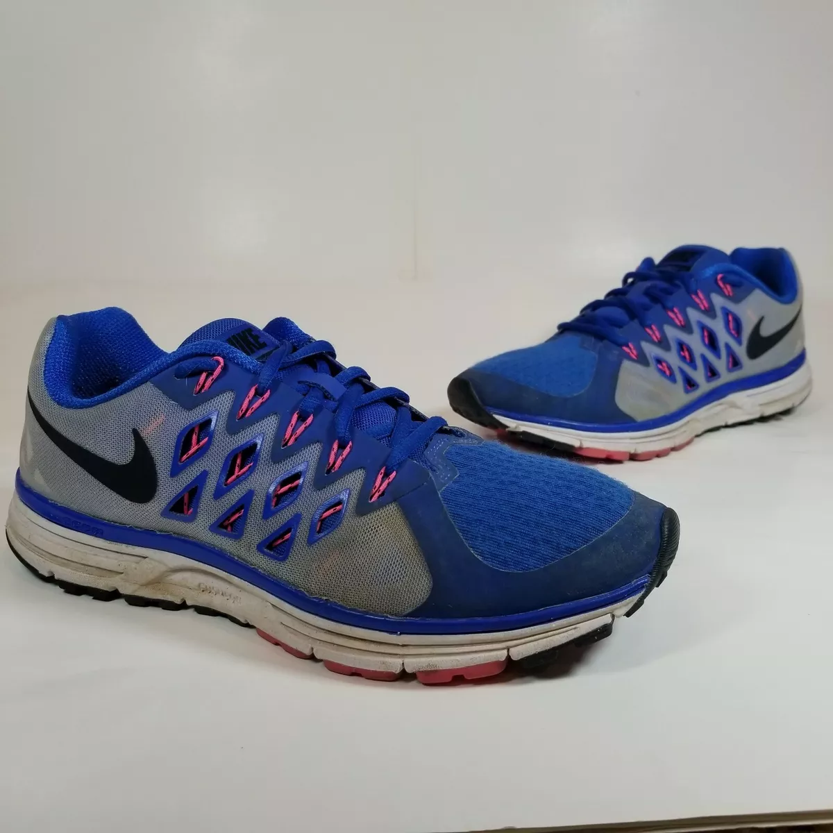 Nike Women s Zoom Vomero 9 642196 400 Blue Running Shoes Lace Up Size 10