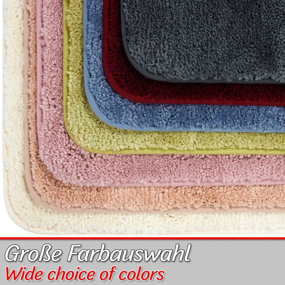 Badteppich Badvorleger Badematte Badeteppich Bad Dusche WC rutschfest saugfähig - Bild 2 von 4