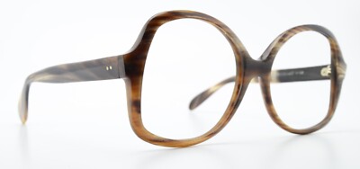 INDIVIDUELL Brille M 148 Echt Horn Büffel Horn Oversize Vintage 1980s Germany