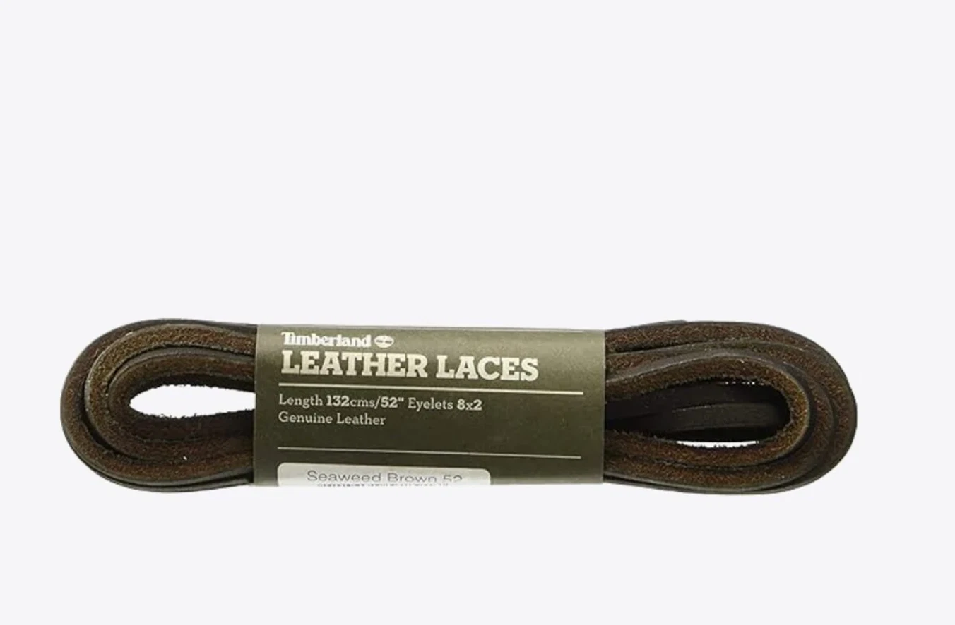 LACCI DI RICAMBIO PER STIVALI TIMBERLAND 132 CM 52'' PELLE GREZZA marrone alghe