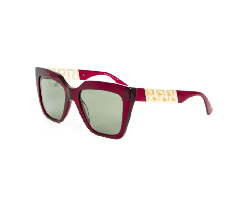 Versace 4418 3882 Sunglasses Authentic Women's Green Lenses Made in Italy