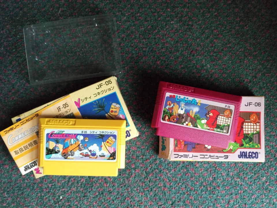 Lot of 2 Nintendo Famicom games CITY CONNECTION, Ninja Jajamaru-kun Tested - Image 3 of 4