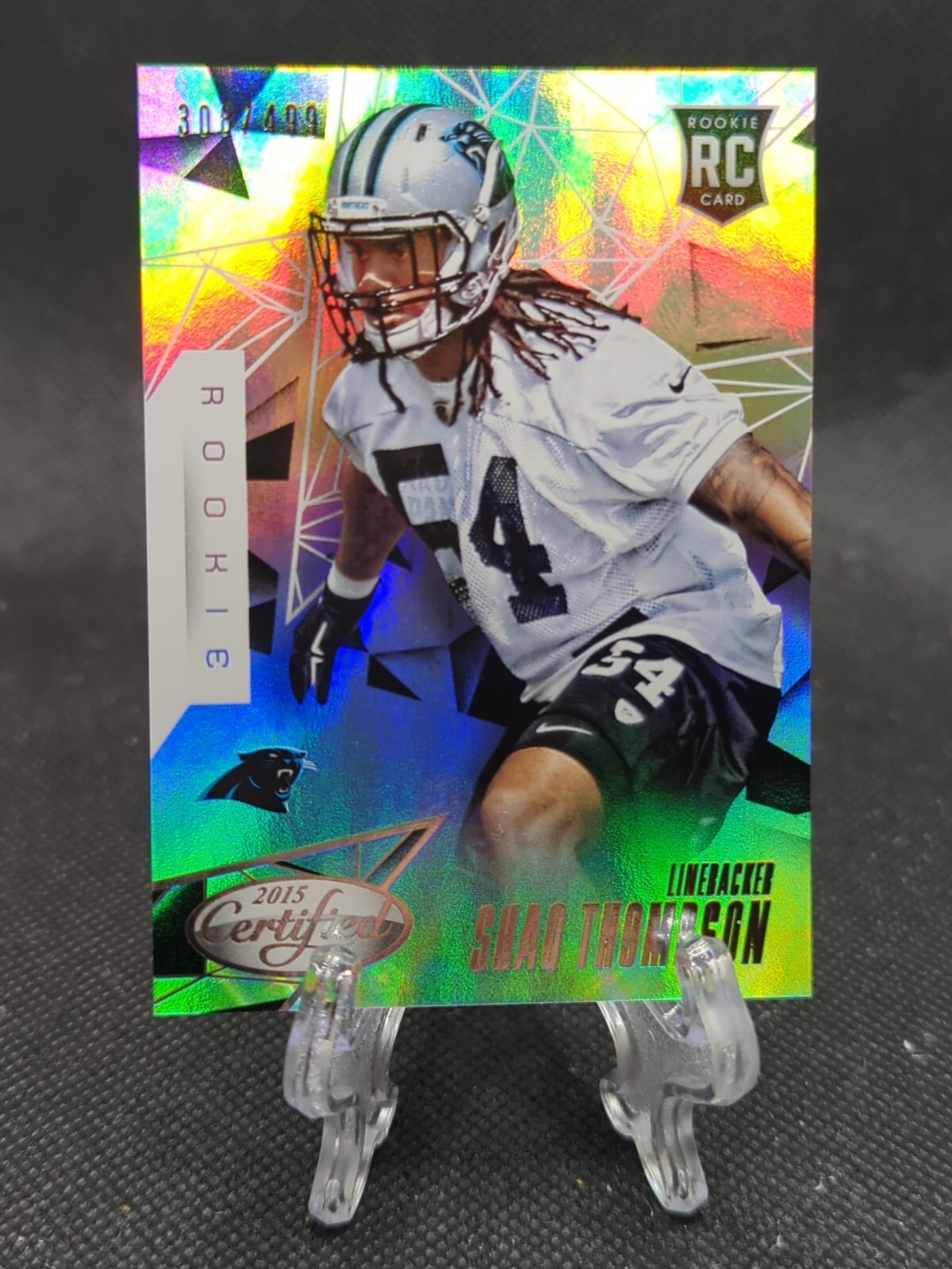 Shaq Thompson Panini Certified #184 Mirror Silver