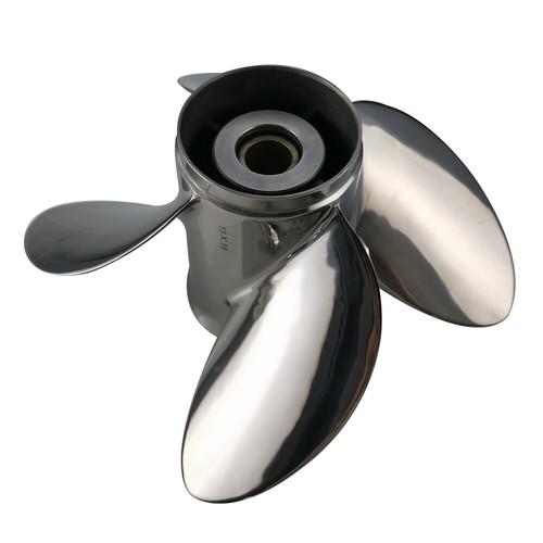 13-1/4"x15"Stainless Steel Outboard Prop for Mercury 40-140HP,15 Spline Tooth,RH - Bild 3 von 7