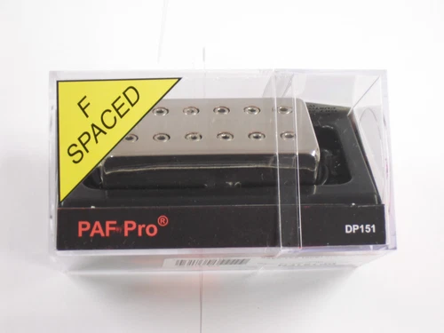  DiMarzio F-spaced PAF Pro Humbucker W/Nickel Cover DP 151