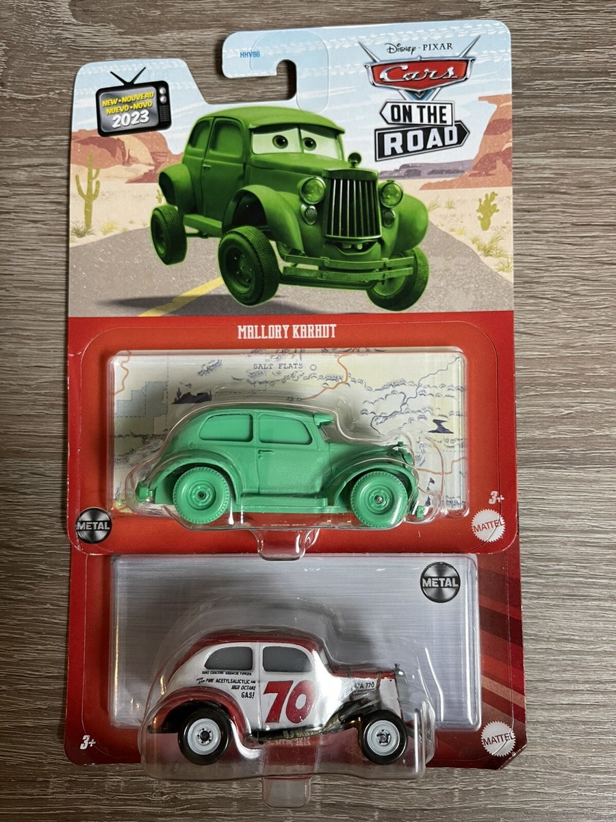 Disney Pixar Cars Mallory Karhut & Duke Coulters Metal Series LOT