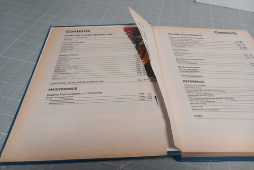 Peugeot 405 Diesel (88-97) Manuale di servizio officina riparazione Haynes - Foto 4 di 5