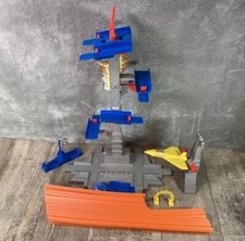 Mattel Hot Wheels Workshop Track Builder -5 Lane Tower Starter Set-RARE Complete