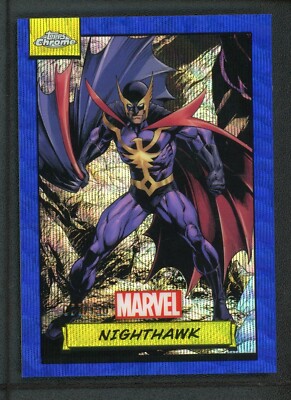 2024 NIGHTHAWK 020/150 TOPPS CHROME MARVEL BLUE WAVE