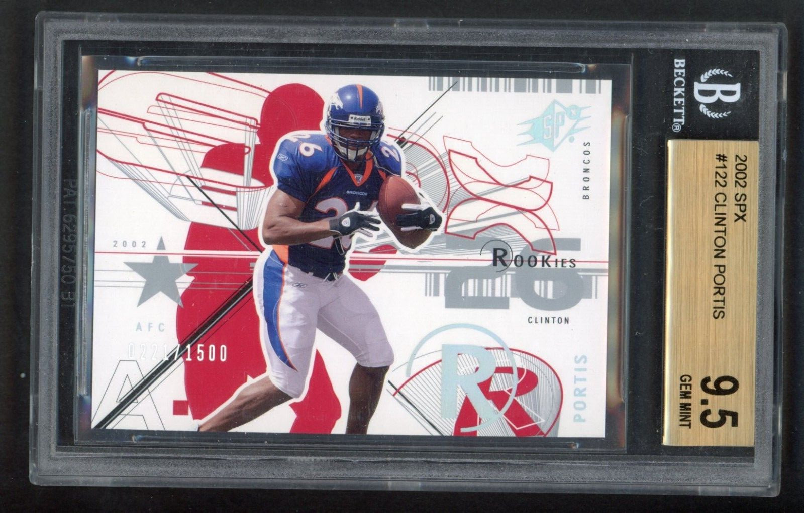 Clinton Portis Pacific AFC Rookies #4 AFC Rookies