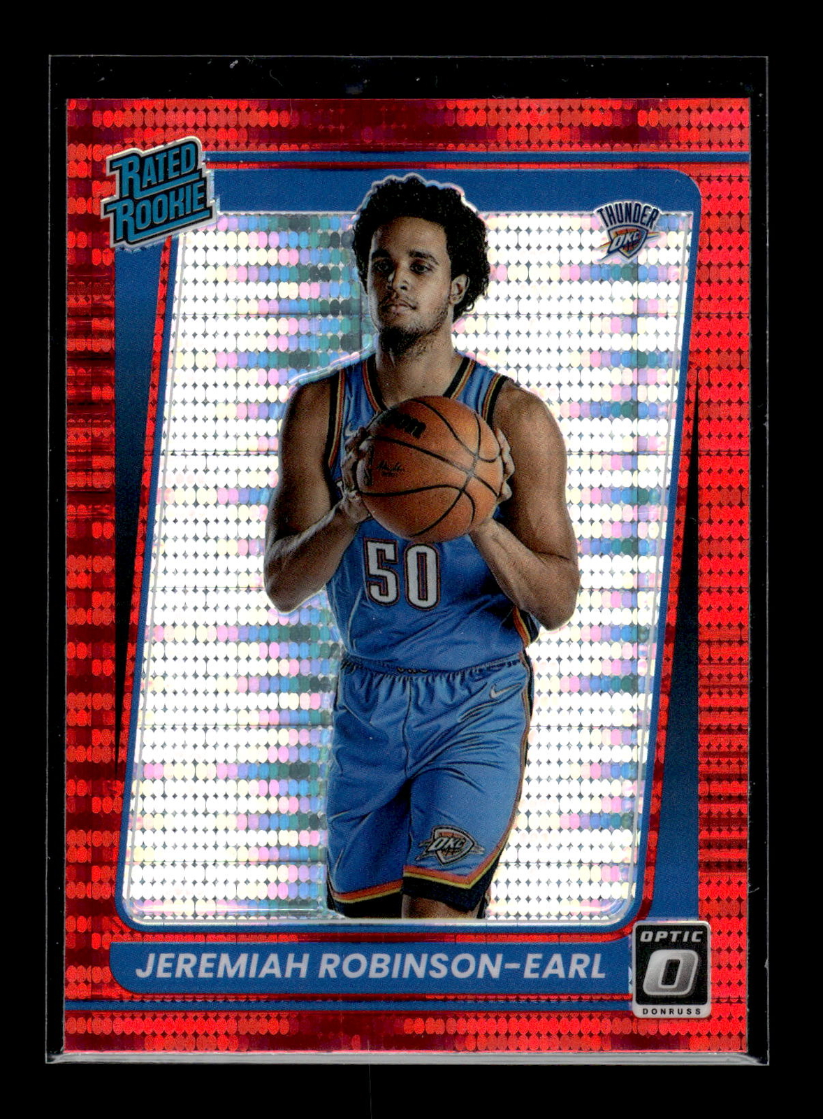 2021 Donruss Optic #170 Jeremiah Robinson-Earl Rookie Red Pulsar   Mint+ New