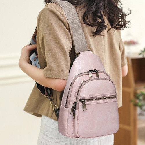 Women Chest Sling Bag Hiking Cross Body Messenger Shoulder Sports Backpack - Picture 11 of 18