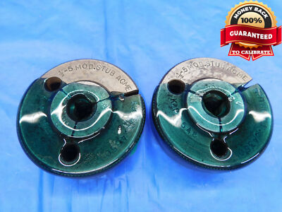 1/2 5 MOD. STUB ACME THREAD RING GAGES .5 5.0 GO NO GO P.D.'S = .4550 & .4350