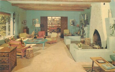 Postcard Arizona Hacienda Del Sol Ranch Club interior occupation 23-10572
