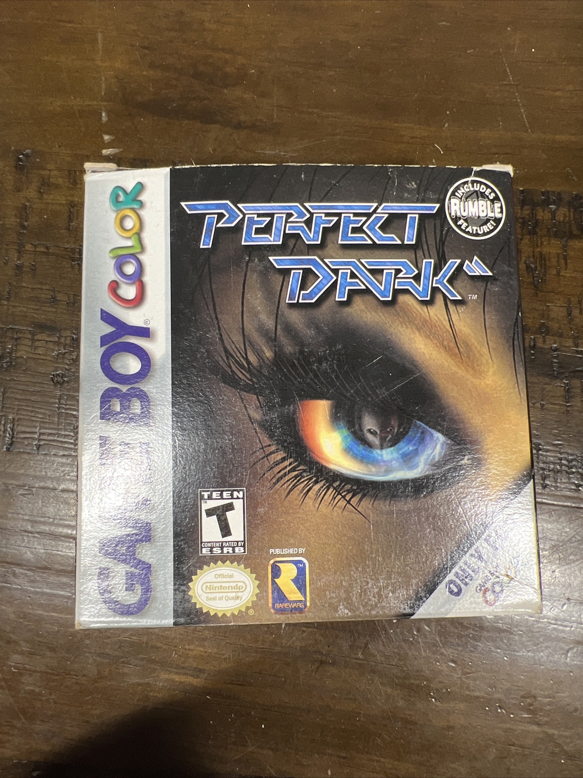Perfect Dark Rumble Pak (Nintendo Game Boy Color, 2000) CIB Manual Complete