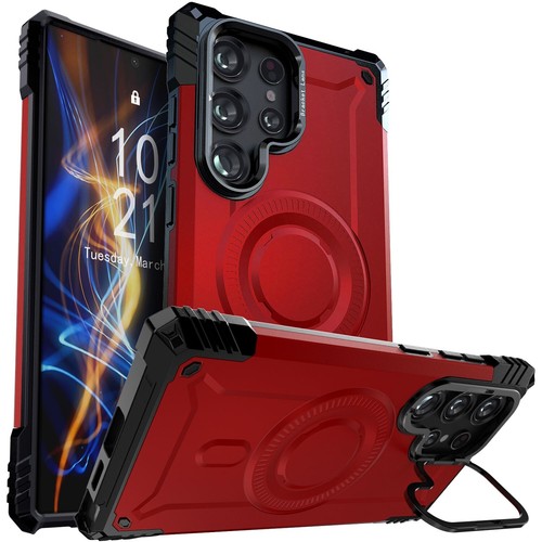 For Samsung Galaxy S23 Ultra/S23+/S23 Shockproof Holder Case Cover + Accessories - Picture 36 of 56