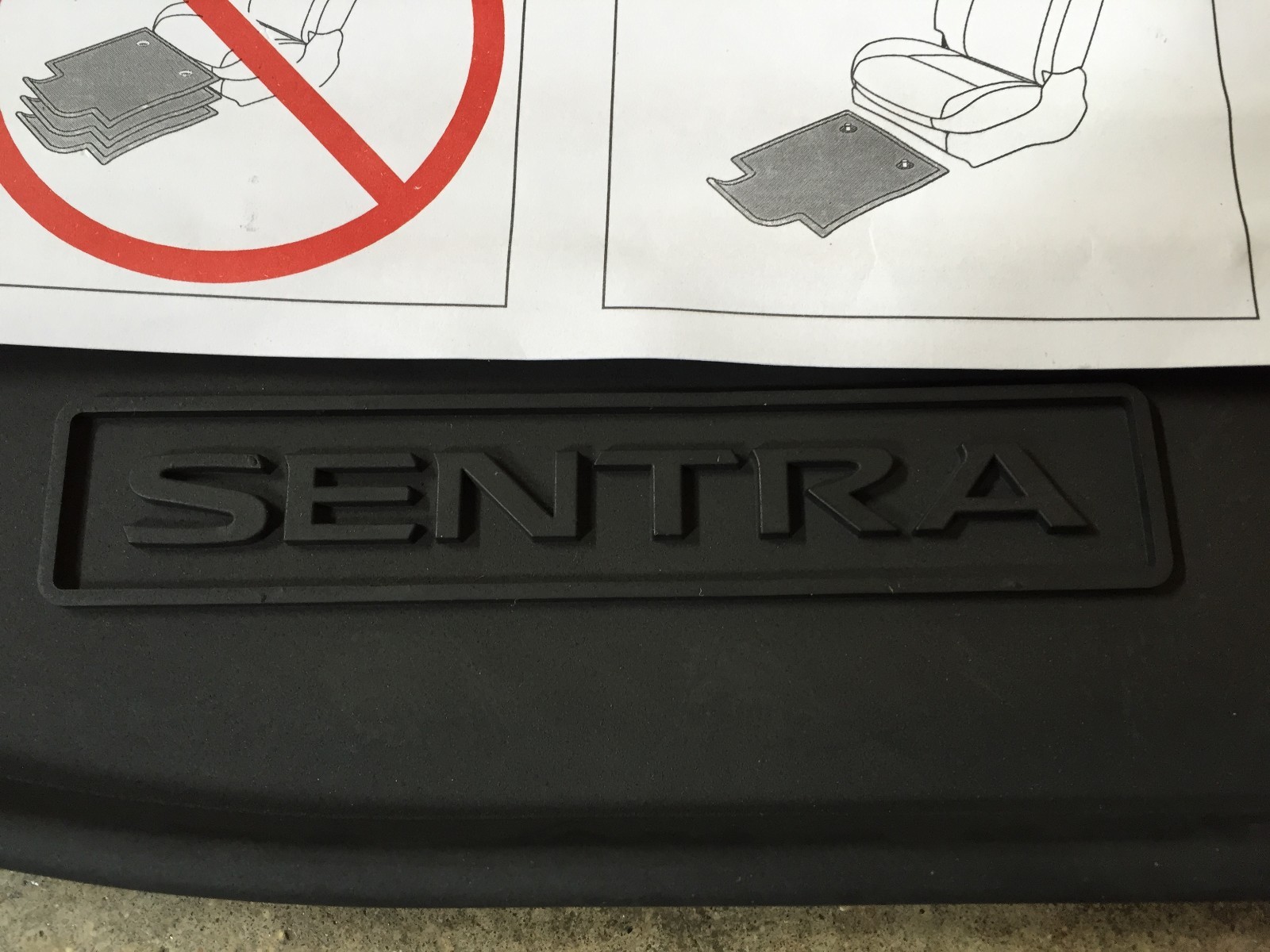 NEW OEM 20142019 NISSAN SENTRA 4 PC ALL WEATHER RUBBER FLOOR MATS