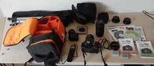 Canon EOS Rebel XSi EOS 450D Camera W/ Extra Lens, Bag, And Accessories, MORE