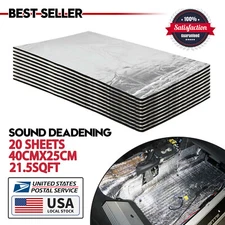 21sq.ft Sound Deadener Noise Blocker Car Fender/Firewall Heat Shield Insulation