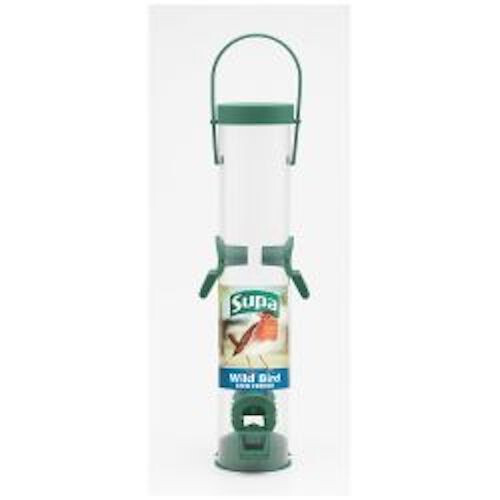 Supa Wild Bird 4 Port Seed Feeder 12"" @Melian