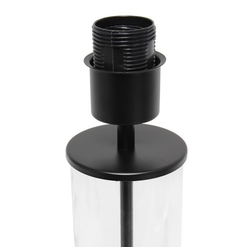 Simple Designs Encased Metal and Clear Glass Table Lamp - 第 7/44 張圖片