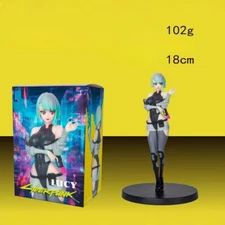 New Game Anime Cyberpunk 2077 Edgerunners Runner Rogue Lucy Figurine Model Boxed