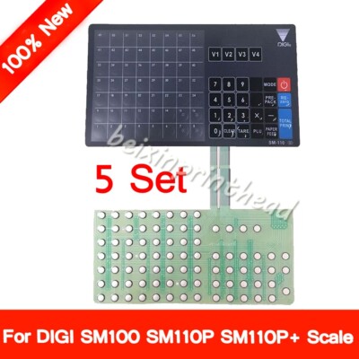 5 Set Keyboard & Internal Circuitry For DIGI SM100 SM110P SM110P+ Lable Scales