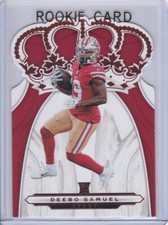 DEEBO SAMUEL ROOKIE CARD 2019 Crown Royale Football San Francisco 49ers DIE-CUT!