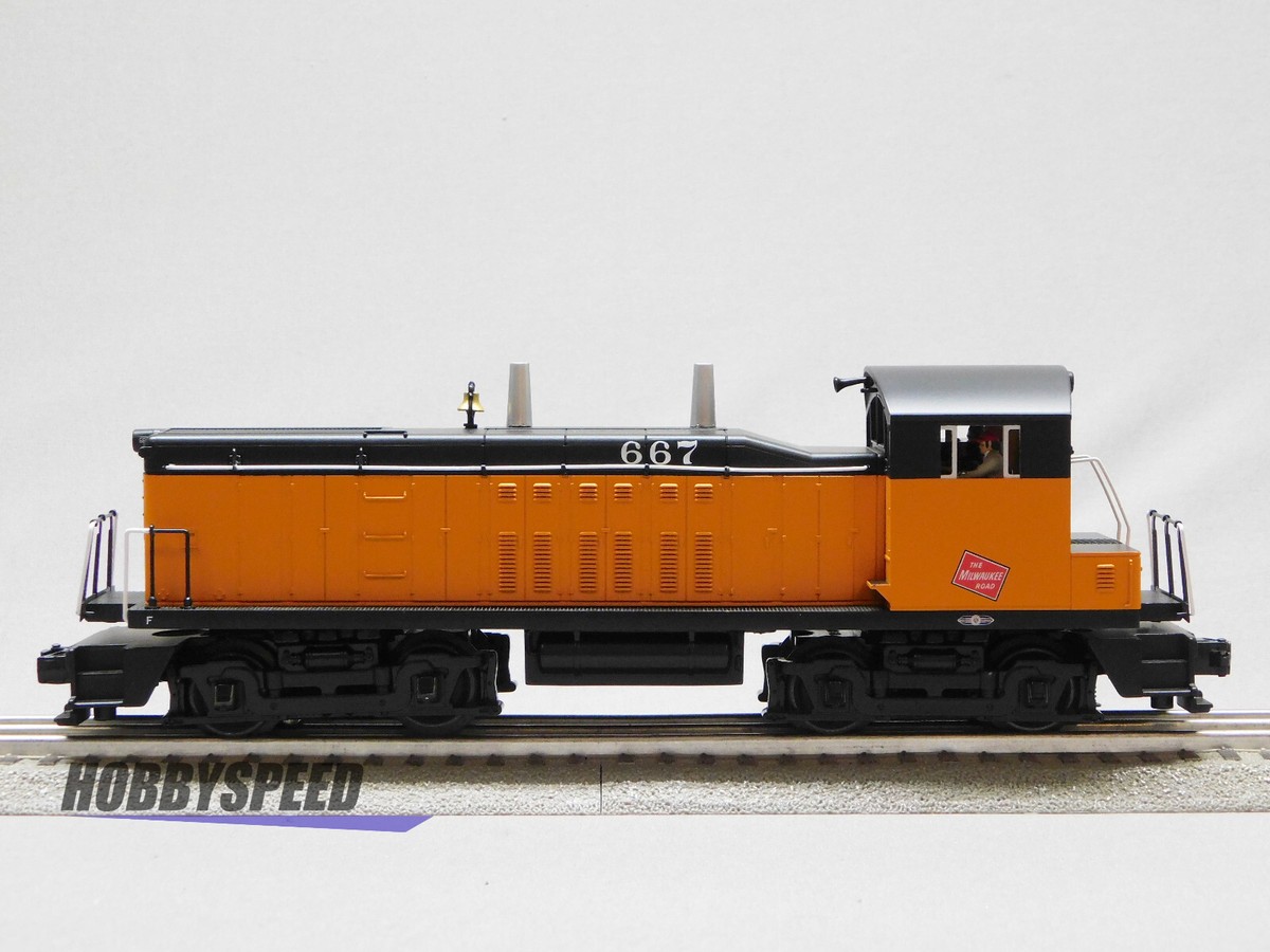 MTH RAILKING MILWAUKEE ROAD NW-2 DIESEL ENGINE #667 O GAUGE train