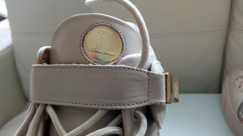Leandro Lopes Sneaker Mosh Python Beige OVP Rechnung neu Schuhtasche - Bild 6 von 12