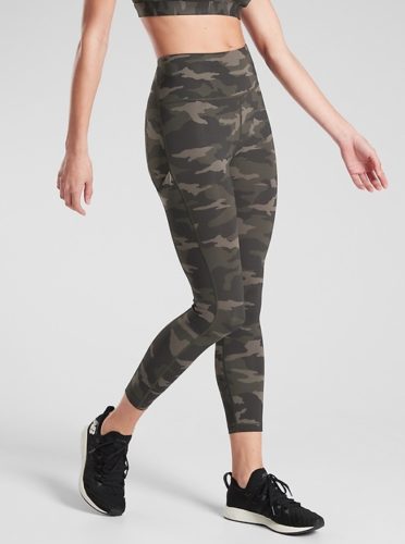 Athleta Ultimate Stash Pocket Camo 7/8 Tight SuperSonic  display picture 1