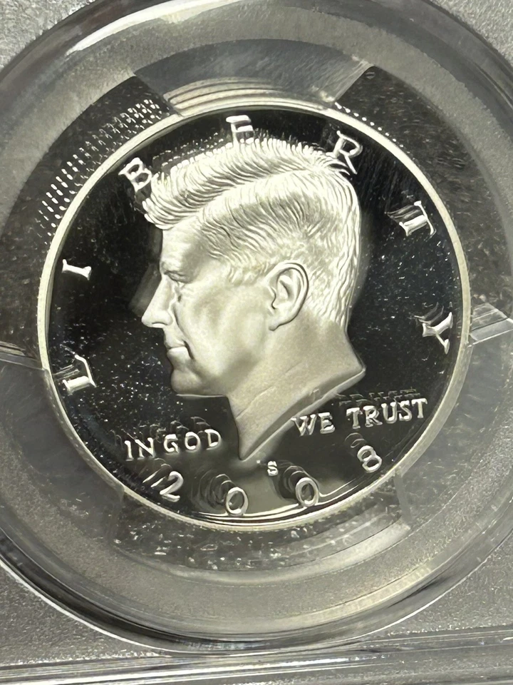 2008 S Kennedy Silver 50¢ PCGS PR 69 DCAM - Image 3 of 4