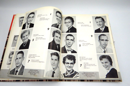 Vintage 1957 Riverton High School, Riverton, Wyoming Year Book 118 pages - Picture 2 of 9