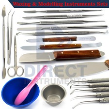 Range Of Dental Laboratory Instruments Kits Waxing Modelling Carvers Spatula Lab